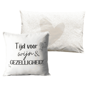 sierkussens wijn beige hart living club