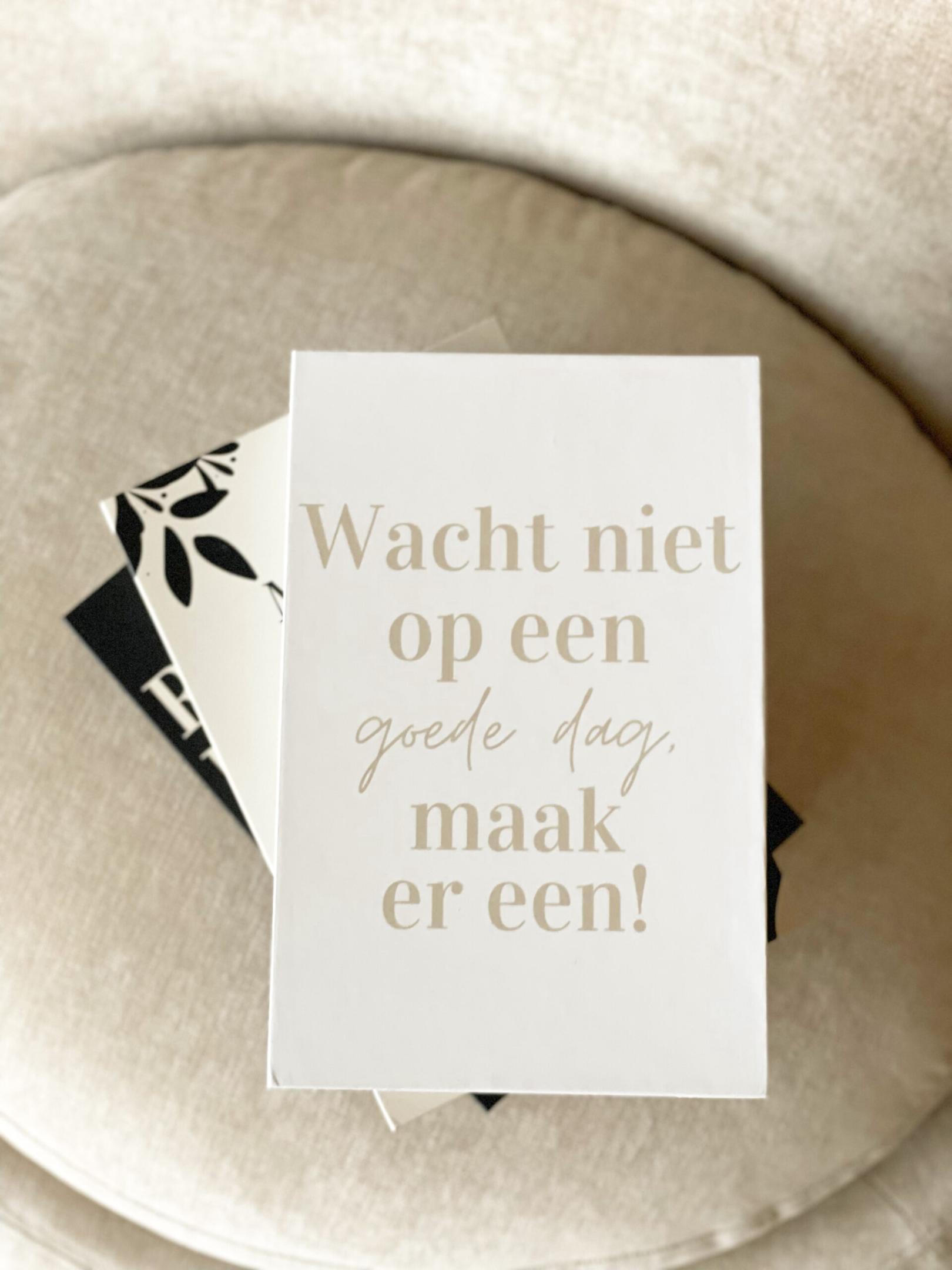 wachtnietopeengoededag decoratieboeken woondecoratie