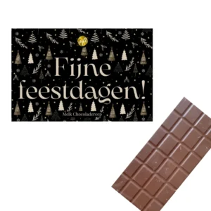 Chocoladereep - Fijne Feestdagen