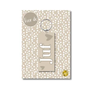 Sleutelhanger - Juf