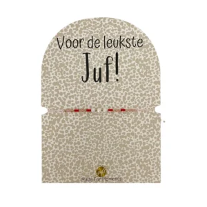 Armband - Leukste Juf